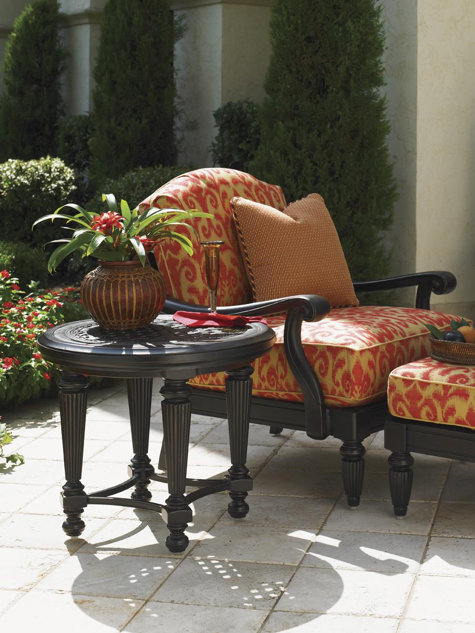 Tommy Bahama Outdoor Living Kingstown Sedona Round End Table