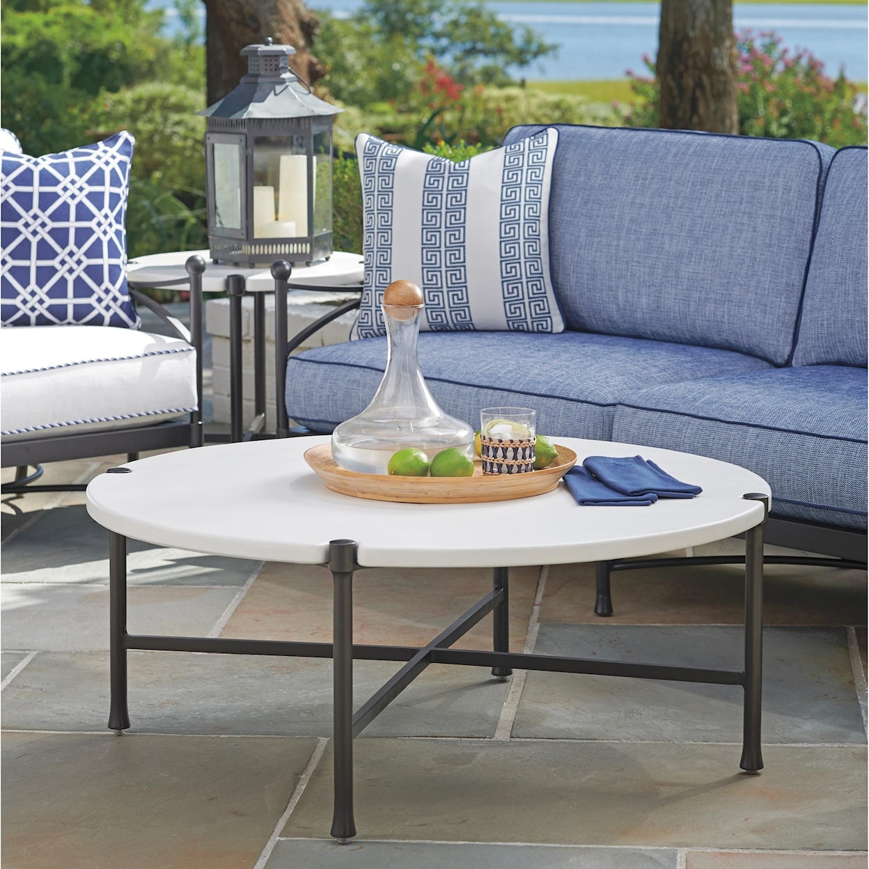 Tommy Bahama Outdoor Living Pavlova Outdoor Round Cocktail Table