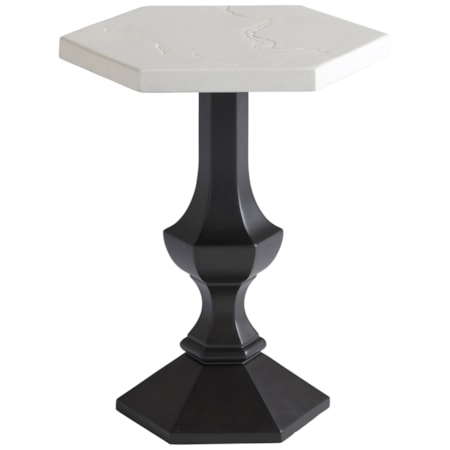 Outdoor Hexagonal Accent Table