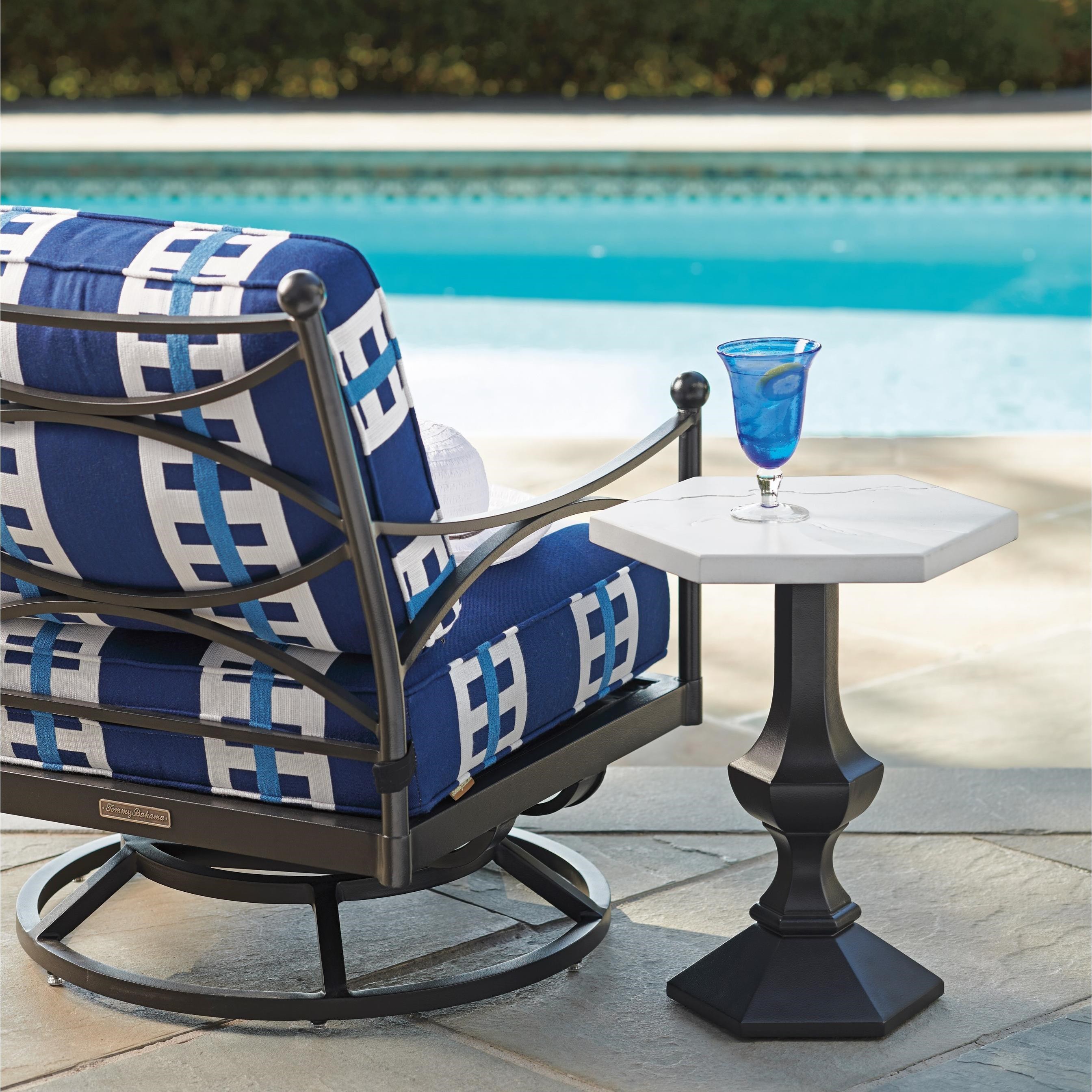 Tommy Bahama Outdoor Living Pavlova Outdoor Hexagonal Accent Table