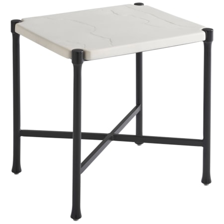 Outdoor Rectangular End Table