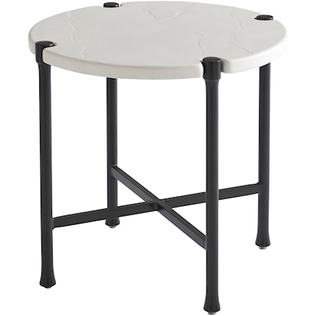 Outdoor Round End Table