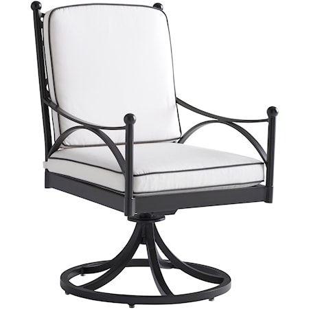 Outdoor Swivel Rocker Dining Chair