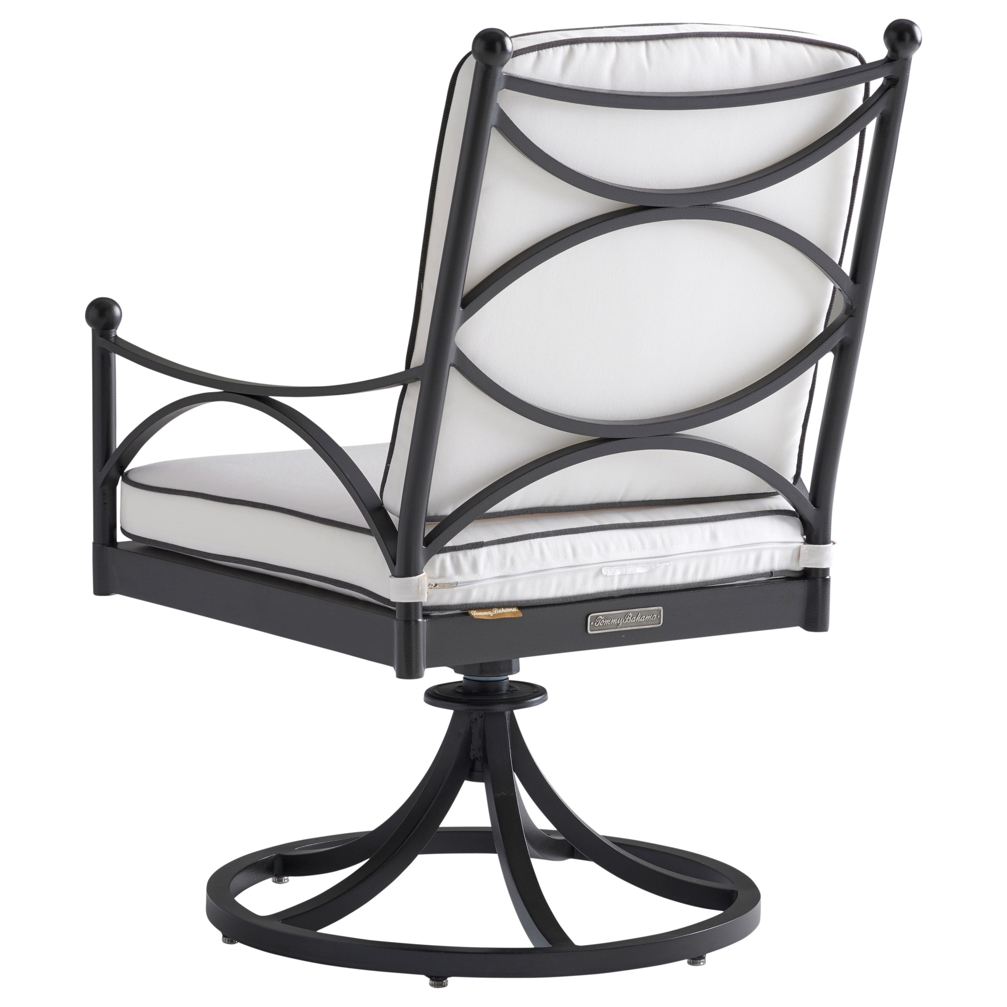 Tommy Bahama Outdoor Living Pavlova Outdoor Swivel Rocker Dining Chair