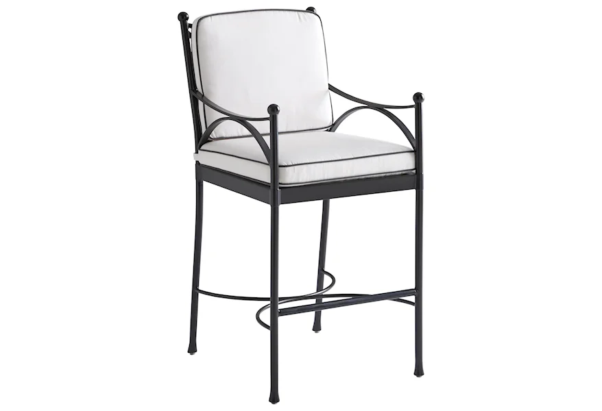 Pavlova Outdoor Bar Stool by Tommy Bahama Outdoor Living at Jacksonville Furniture Mart