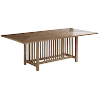 Contemporary Rectangular Outdoor Dining Table