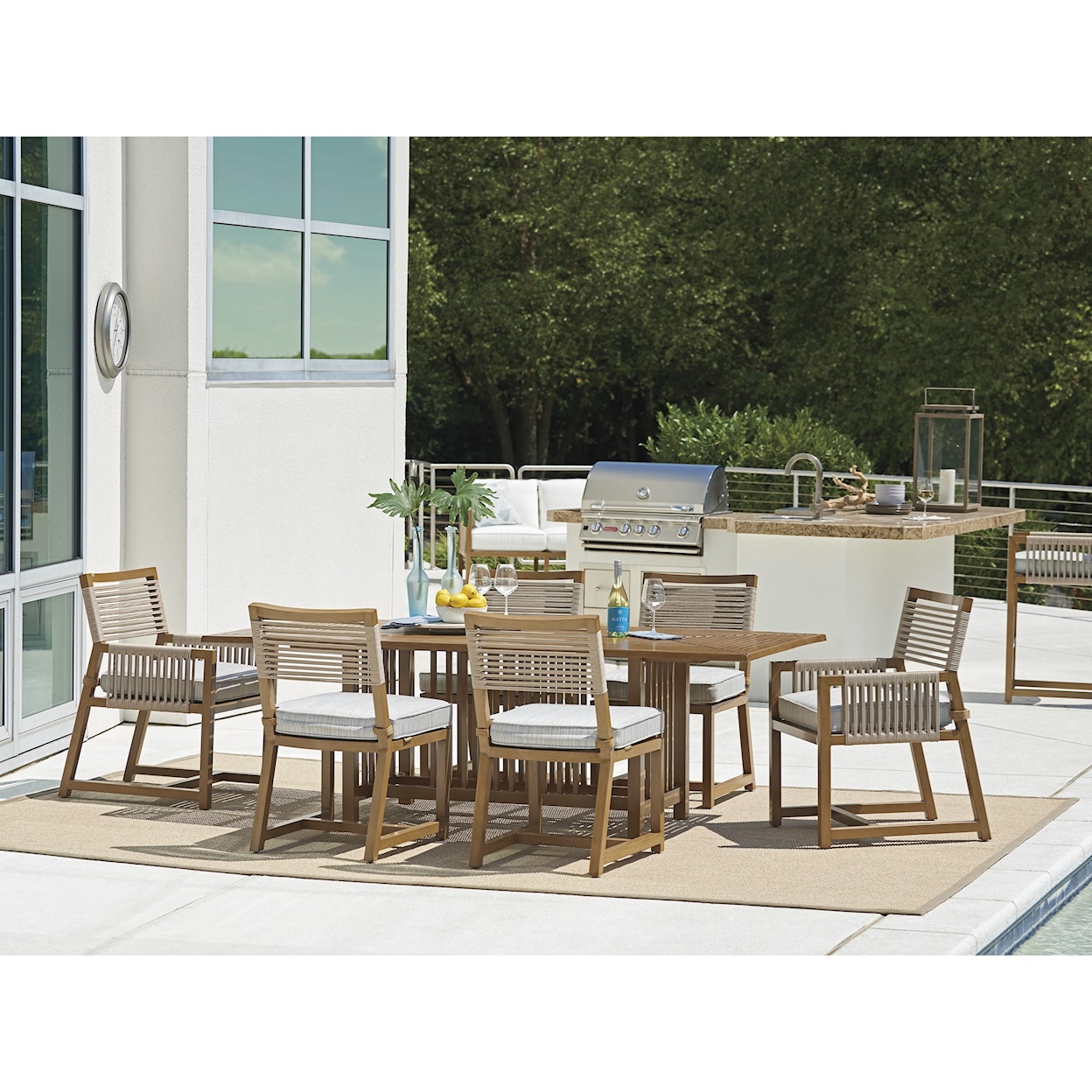 Tommy Bahama Outdoor Living St Tropez Rectangular Dining Table