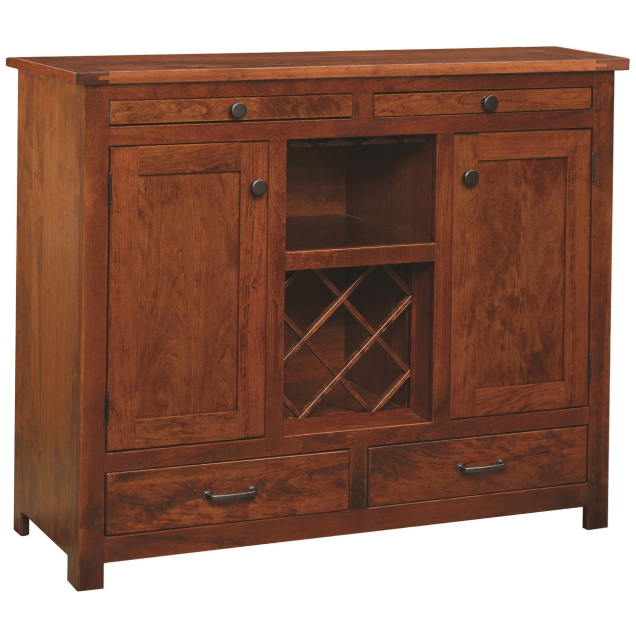 Trailway Amish Wood Sutter Mills STM7040S Customizable Server with ...