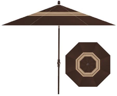 9" Collar Tilt Umbrella