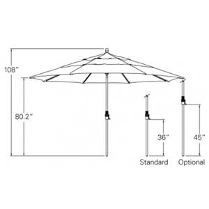 11' Market Collar Umbrella