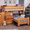 Trendwood    Twin/Twin Apache Loft Bed & Caster Bed