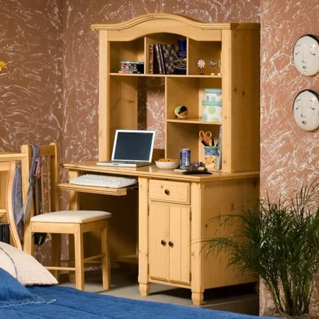 Computer Desk and Hutch Combo