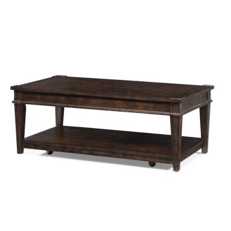 Cocktail Table with Shelf