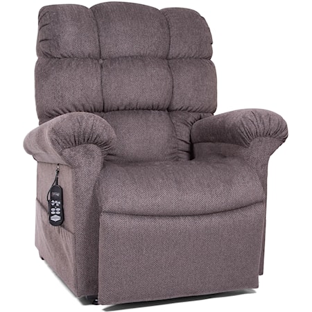 Medium Lift Recliner with Padded Back