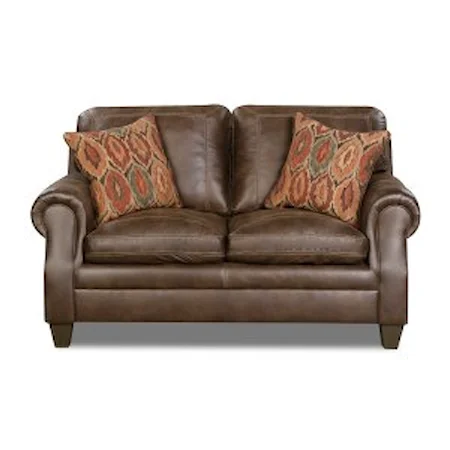 Transitional Loveseat