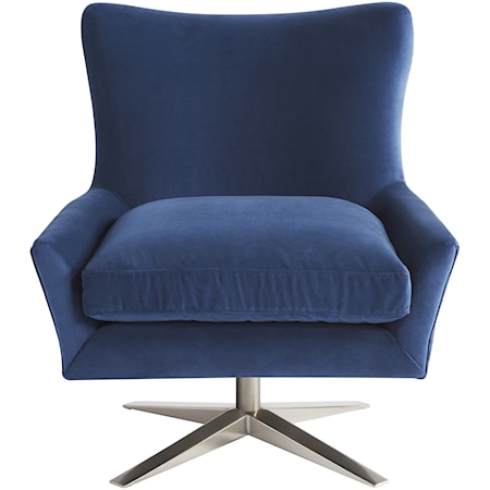Everette Accent Chair with X-Swivel Base