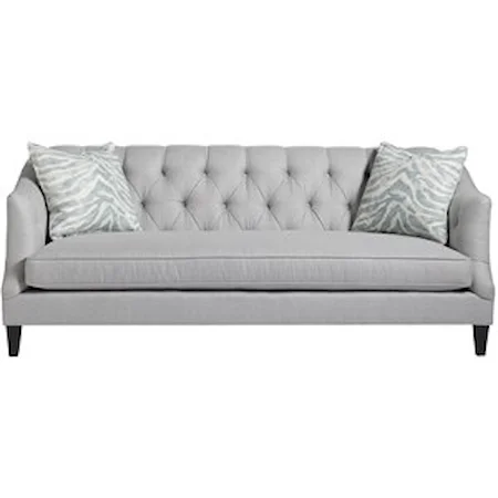 Transitional Sofa with Button Tufting