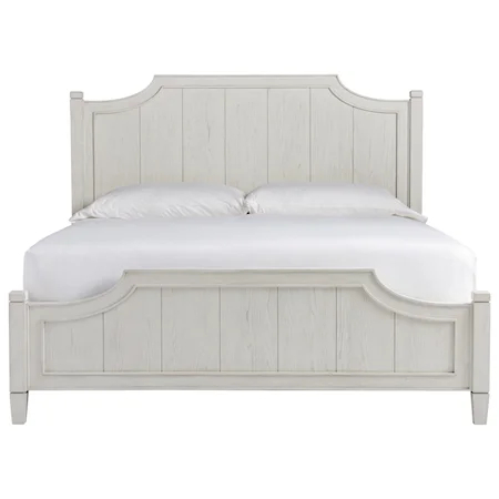 Coastal Queen Surfside Panel Bed with Wide Panel Frame