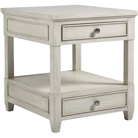 Coastal 2-Drawer End Table