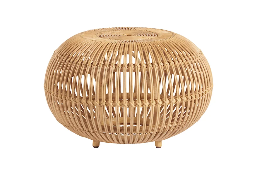 Escape-Coastal Living Home Collection Small Rattan Scatter Table by Universal at Powell's Furniture and Mattress