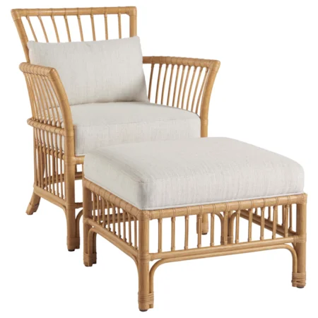 Clearwater Lounge Chair and Ottoman Combo