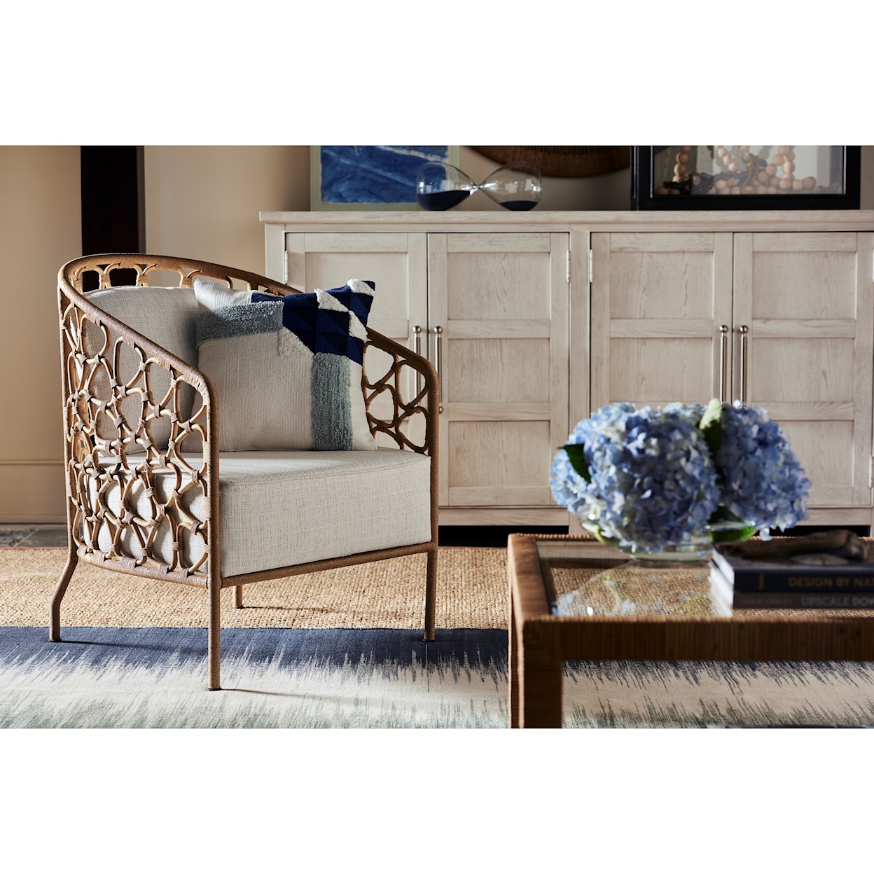 Universal Escape-Coastal Living Home Collection Pebble Accent Chair