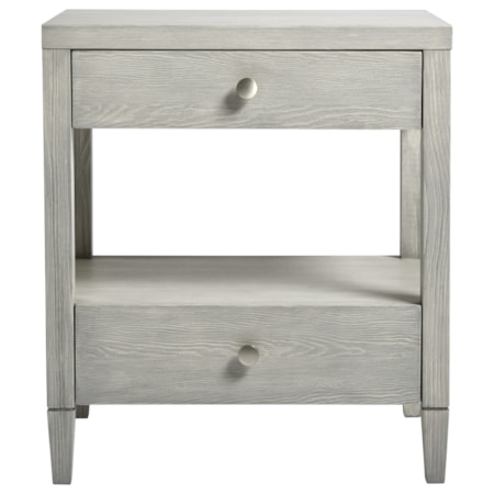 Boardwalk Finished Nightstand with 2 Drawers