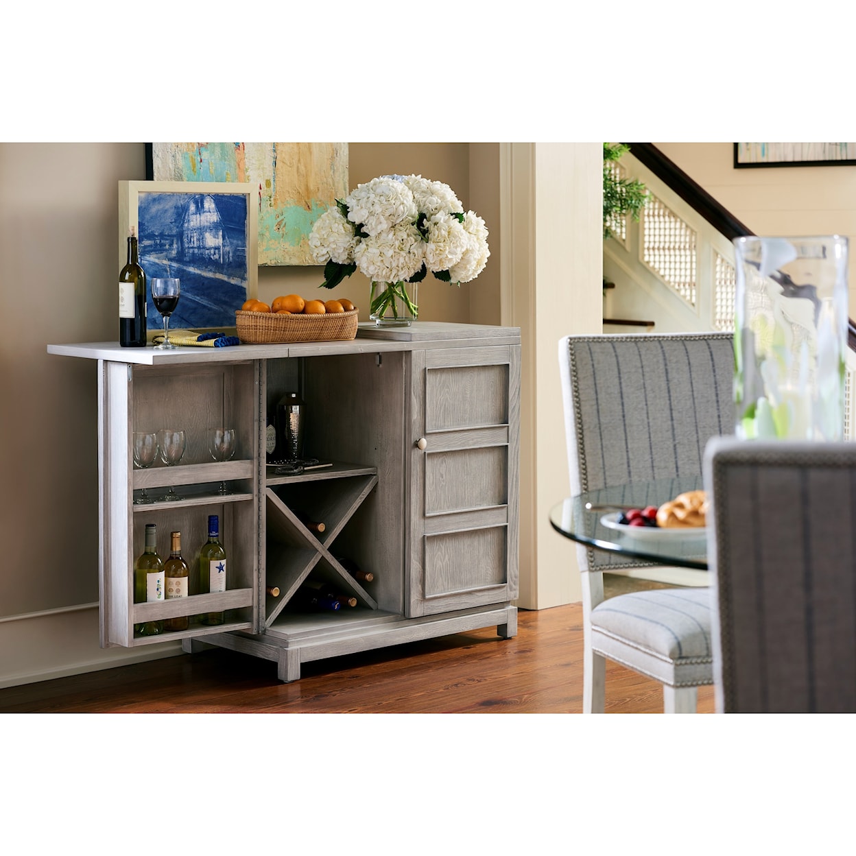 Universal Escape-Coastal Living Home Collection Bar Cabinet