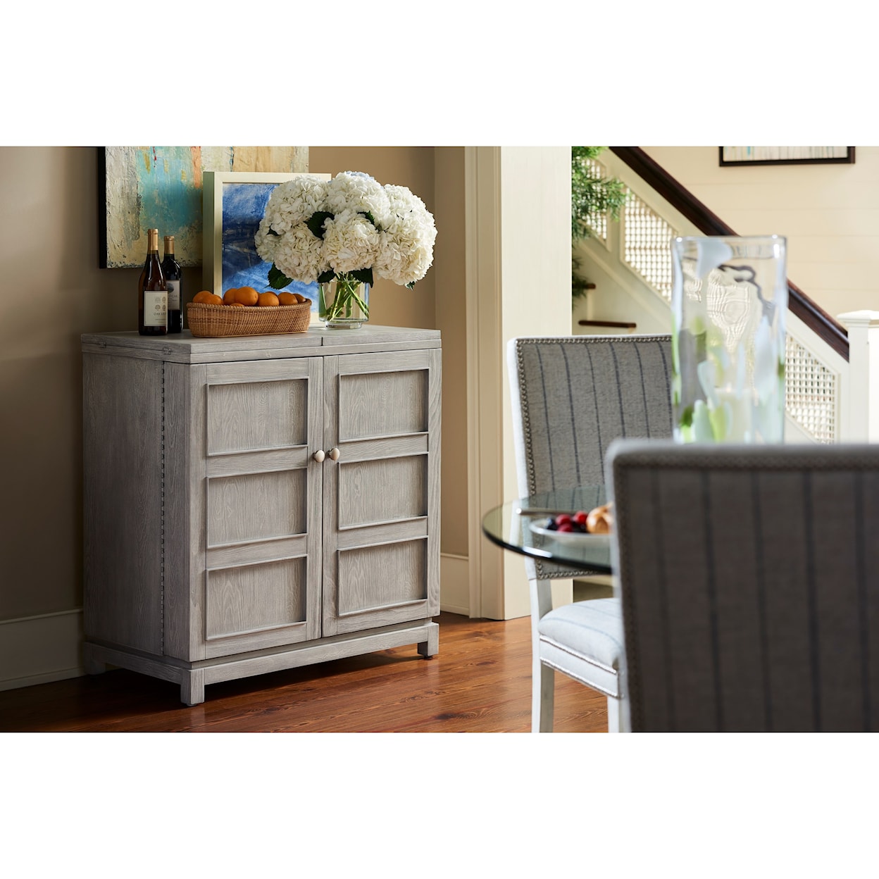 Universal Escape-Coastal Living Home Collection Bar Cabinet