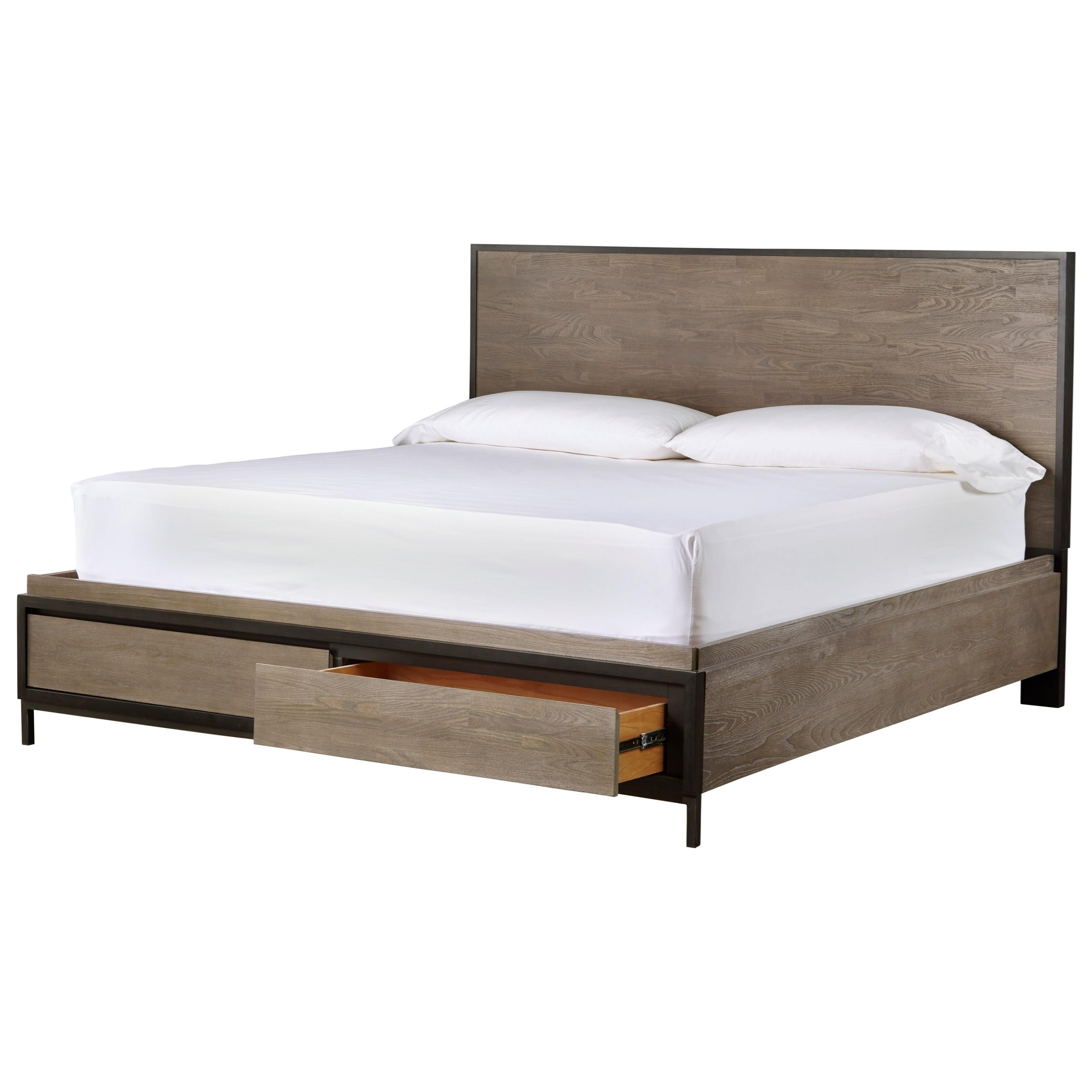 Universal Curated 219A210SB Spencer Queen Storage Bed with 2 Drawers Baer's Furniture Bed