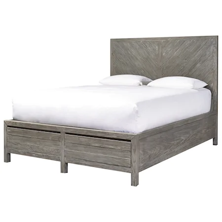 Biscayne Queen Bed with 2 Footboard Drawers