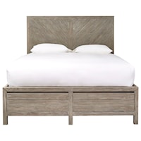 Biscayne King Bed with 2 Footboard Drawers