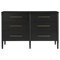 Contemporary 6-Drawer Dresser