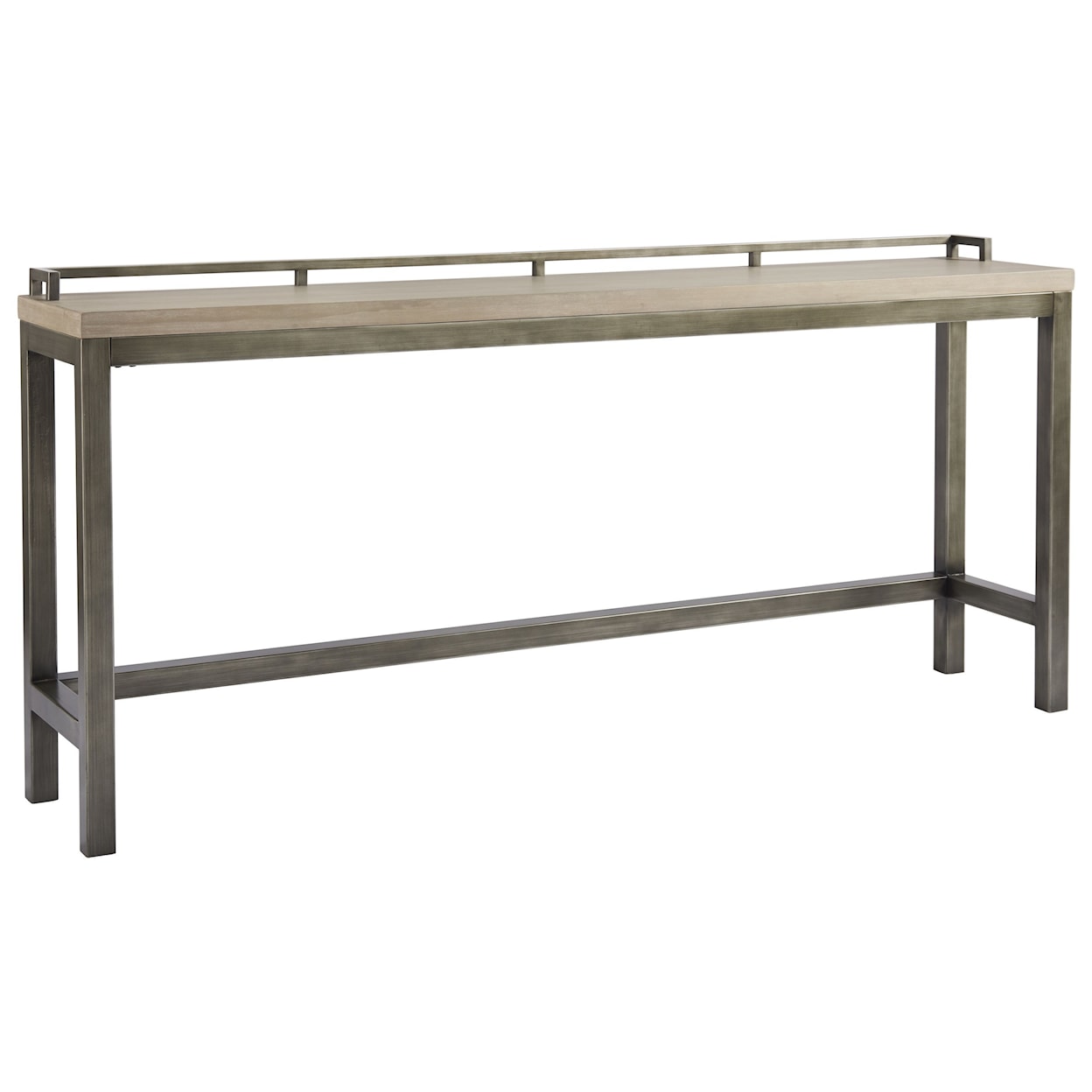 Universal Curated Console Table with 3 Stools