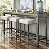 Universal Curated Console Table with 3 Stools