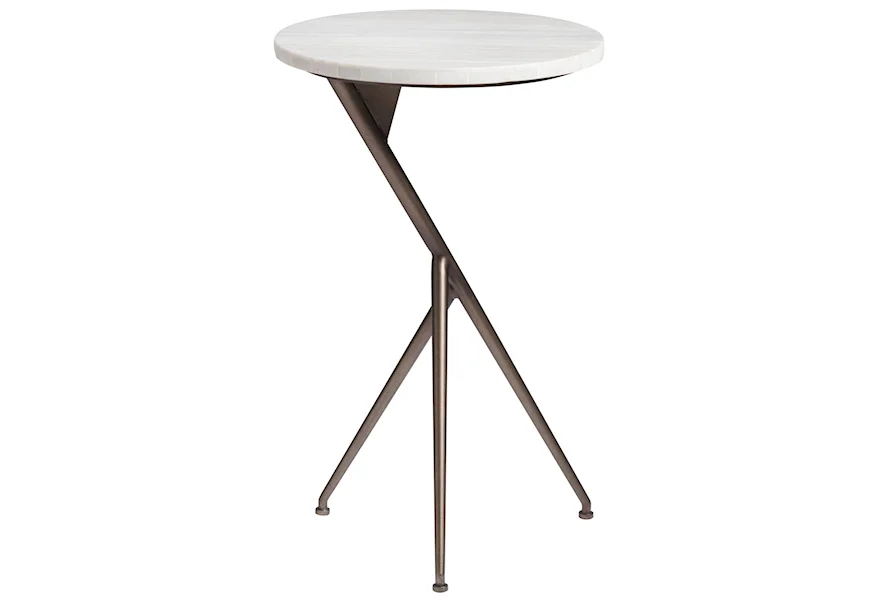 Curated Oslo Round End Table by Universal at Reeds Furniture
