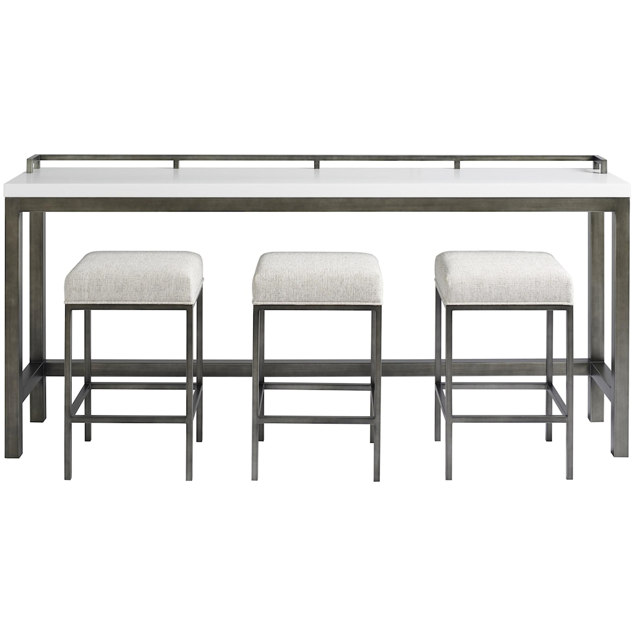 Universal Curated Essence Console Table w/Stools
