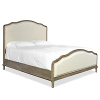 King Devon Bed with Upholstered Headboard and Footboard