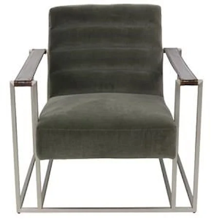 Accent Chair with Metal Frame