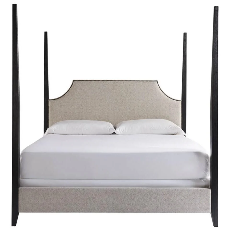 Universal Midtown 805B290B Contemporary King Upholstered Poster Bed