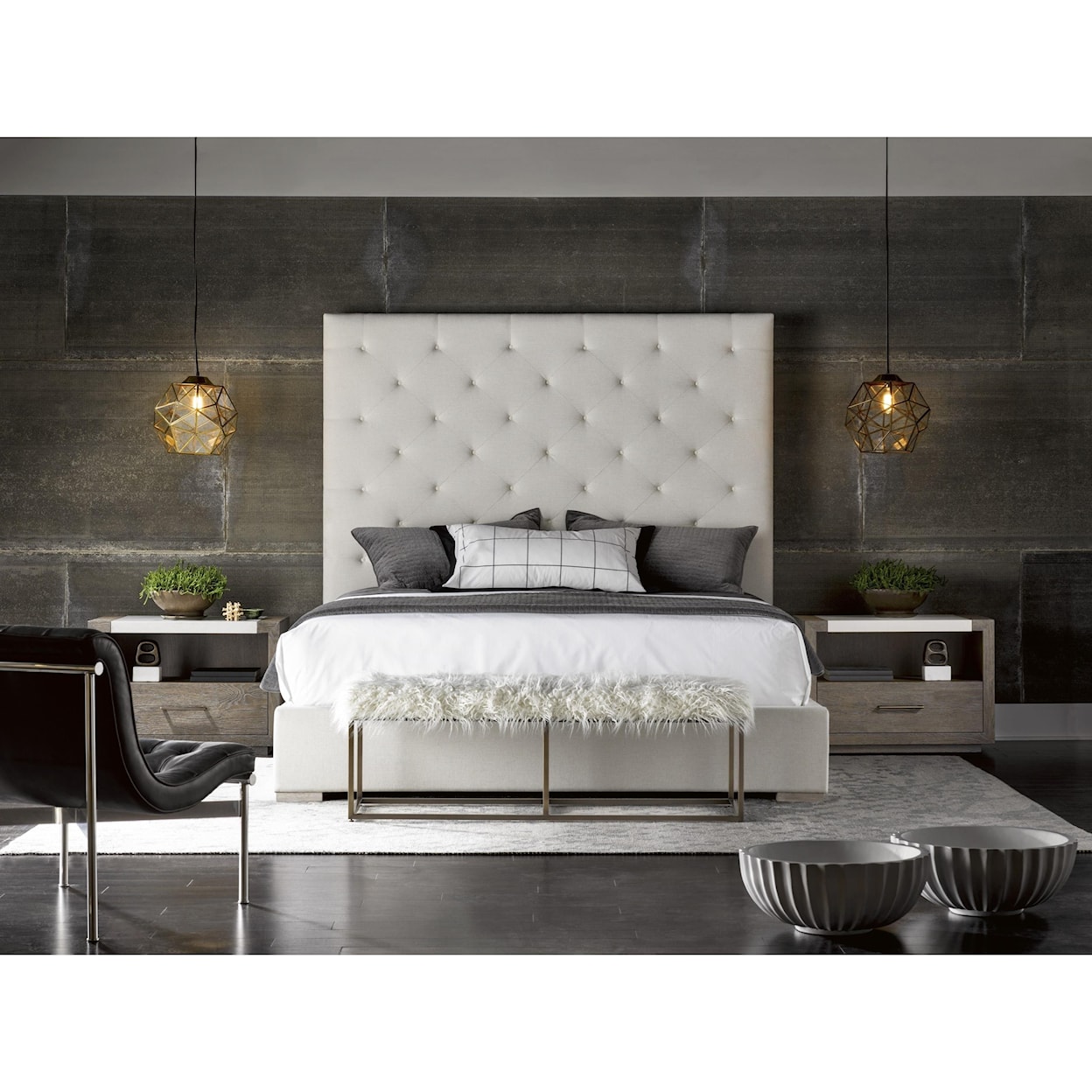 Universal Modern Brando King Bed