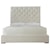 Universal Modern Brando Cal King Bed with Tufted Headboard