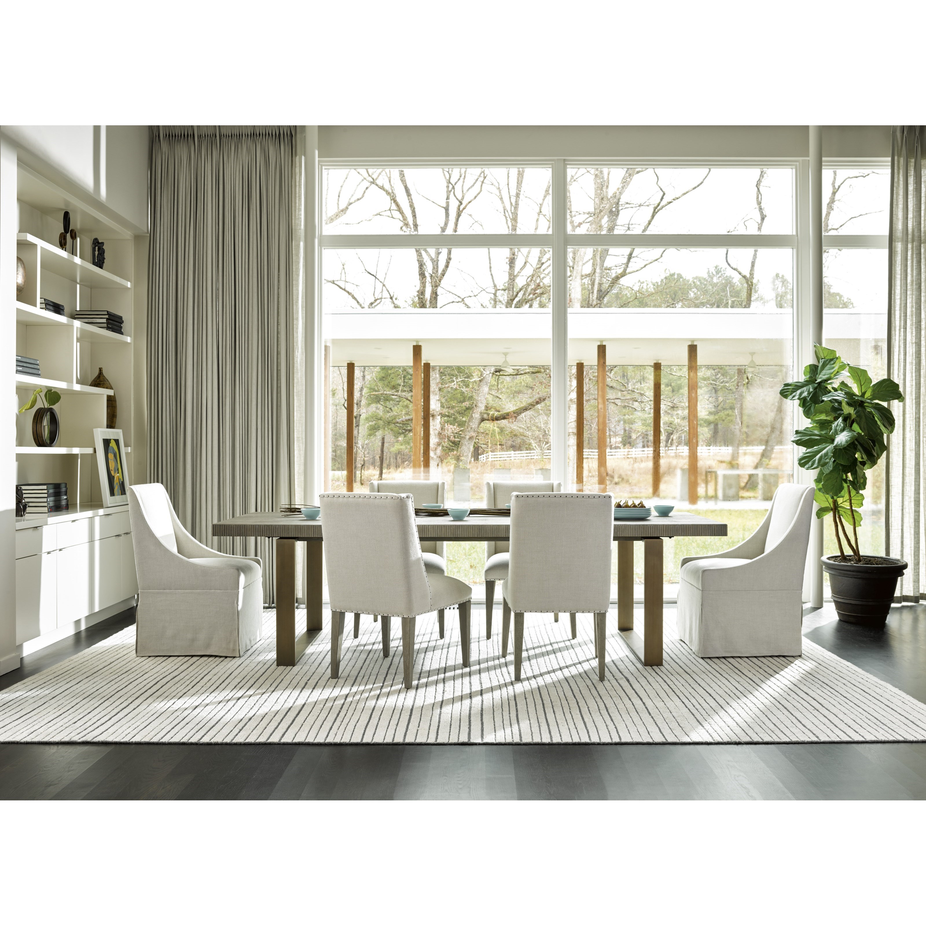 O Connor Designs Modern Tyndall Dining Chair with Nailhead Trim