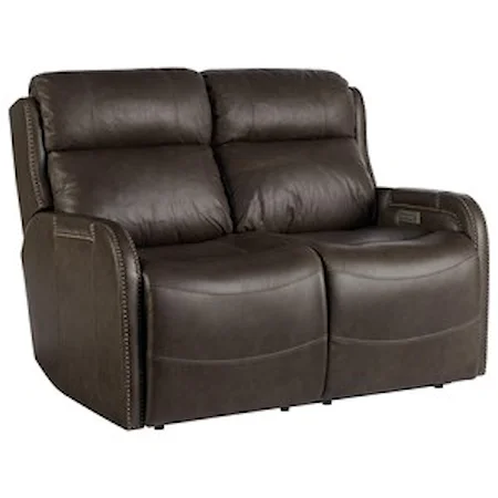 Transitional Mayfield Motion Loveseat with Power Recline