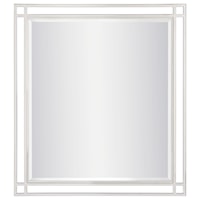 Glam Mirror with Stainless Steel Frame
