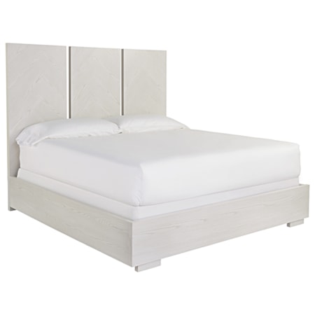 Axiom King Bed with Wide Plank Headboard