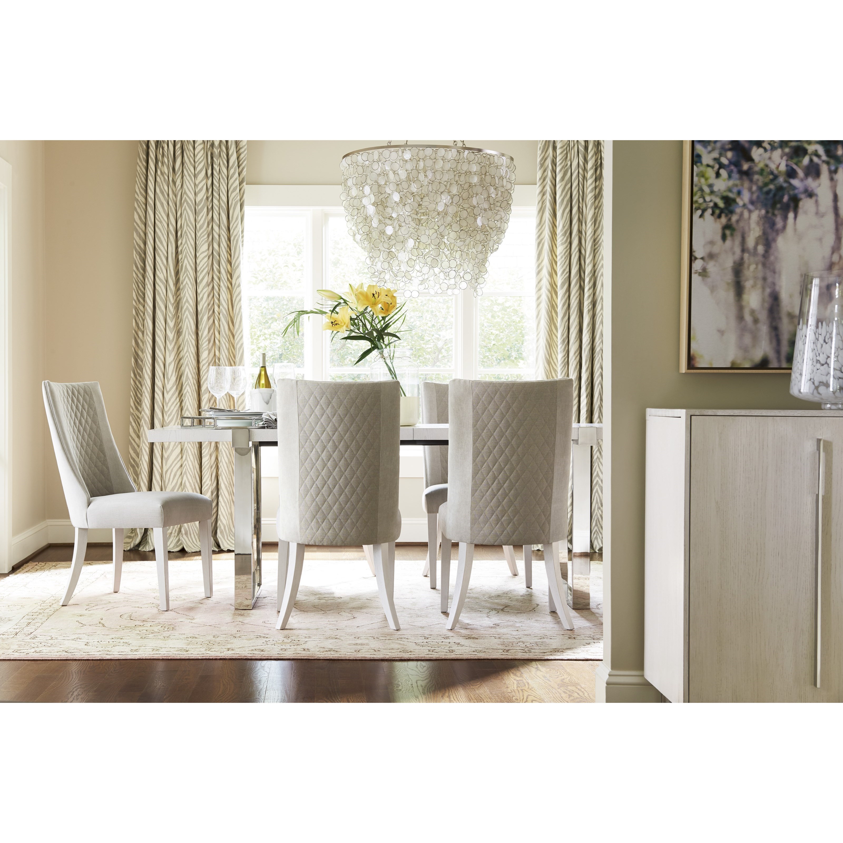 Universal Paradox 827636 RTA Upholstered Dining Side Chair with