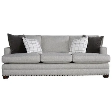 Transitional Sofa with Nail Head Trim