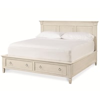 Queen Storage Panel Bed