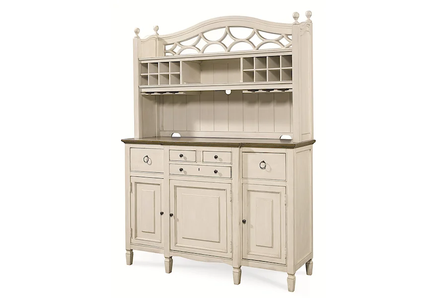 Summer Hill 2 Pc. Serving Buffet and Bar Hutch by Universal at Zak's Home